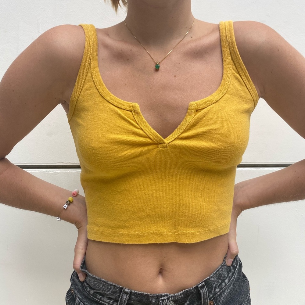 Brandy mellville yellow tank
